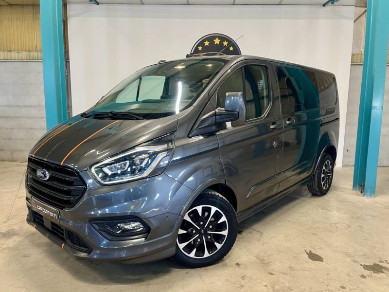 FORD TRANSIT CUSTOM Cabine Approfondie L1H1 2.0 EcoBlue 185 S&S Sport BVA 5 places TVA RECUPERABLE
