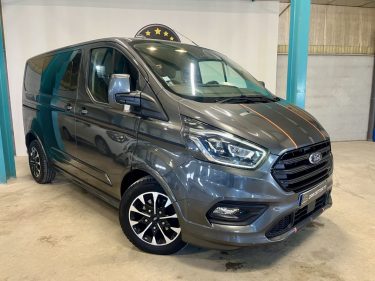 FORD TRANSIT CUSTOM Cabine Approfondie L1H1 2.0 EcoBlue 185 S&S Sport BVA 5 places TVA RECUPERABLE