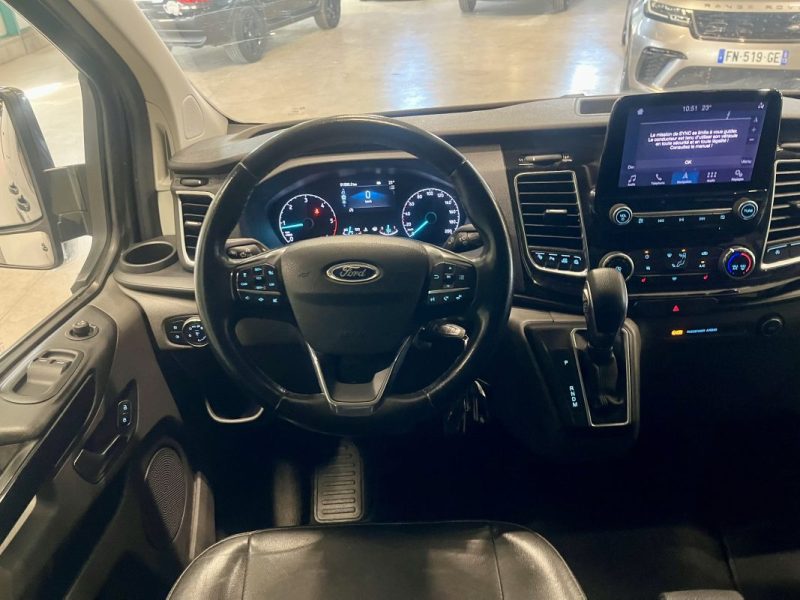FORD TRANSIT CUSTOM Cabine Approfondie L1H1 2.0 EcoBlue 185 S&S Sport BVA 5 places TVA RECUPERABLE