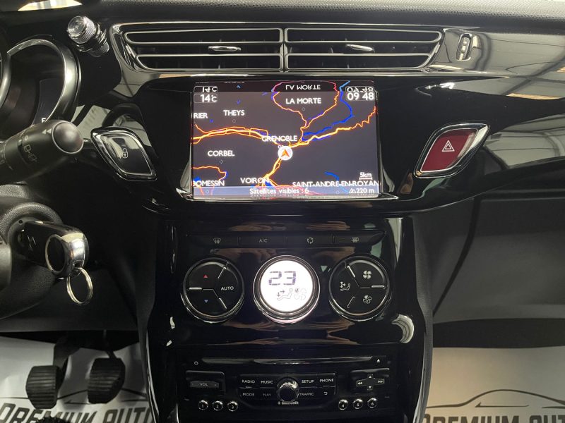 CITROEN DS3 SEULEMENT 38000KMS 1.6 VTI 120ch SO CHIC GARANTIE 12 MOIS, 1ERE MAIN, HISTORIQUE COMPLET