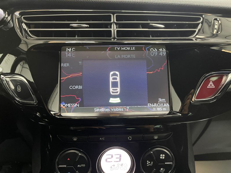 CITROEN DS3 SEULEMENT 38000KMS 1.6 VTI 120ch SO CHIC GARANTIE 12 MOIS, 1ERE MAIN, HISTORIQUE COMPLET