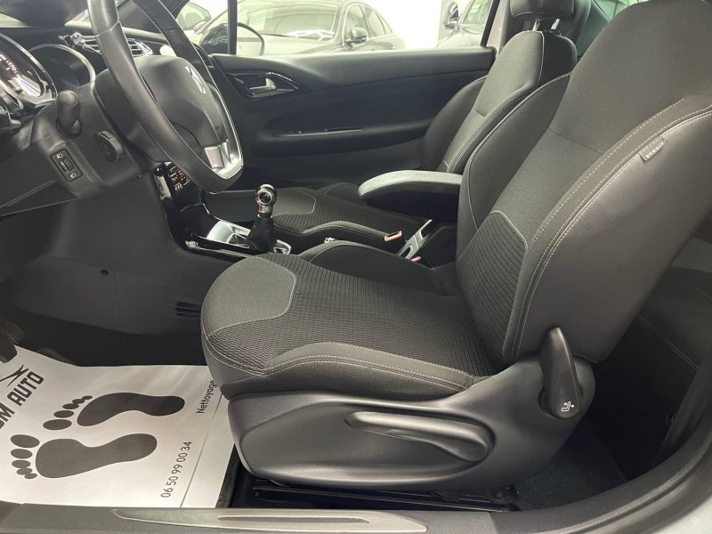 CITROEN DS3 SEULEMENT 38000KMS 1.6 VTI 120ch SO CHIC GARANTIE 12 MOIS, 1ERE MAIN, HISTORIQUE COMPLET