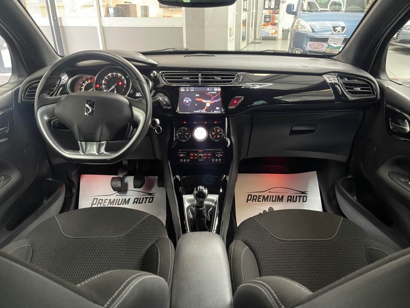 CITROEN DS3 SEULEMENT 38000KMS 1.6 VTI 120ch SO CHIC GARANTIE 12 MOIS, 1ERE MAIN, HISTORIQUE COMPLET
