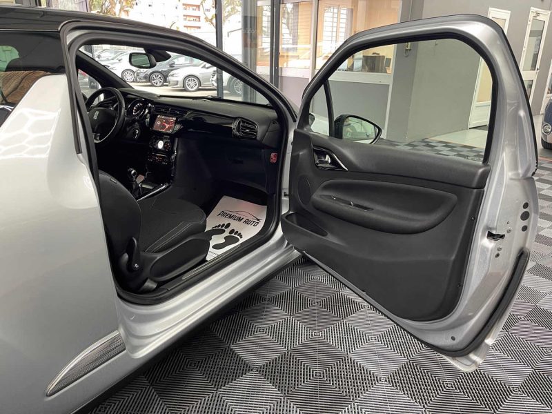 CITROEN DS3 SEULEMENT 38000KMS 1.6 VTI 120ch SO CHIC GARANTIE 12 MOIS, 1ERE MAIN, HISTORIQUE COMPLET