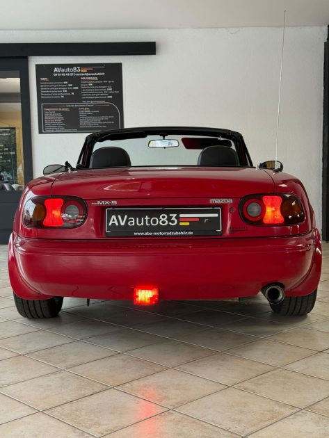 Mazda MX-5 Miata 1.6i 115ch Softtop - 1990 - Rouge- Distribution neuve - Etat Parfait - Garantie 1an