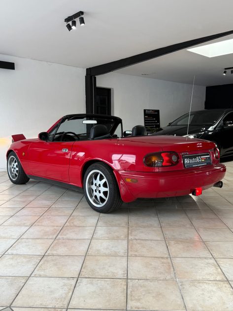 Mazda MX-5 Miata 1.6i 115ch Softtop - 1990 - Rouge- Distribution neuve - Etat Parfait - Garantie 1an
