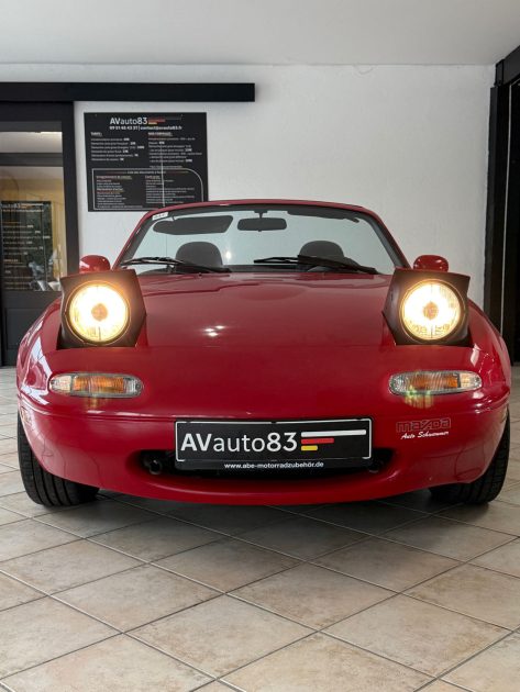 Mazda MX-5 Miata 1.6i 115ch Softtop - 1990 - Rouge- Distribution neuve - Etat Parfait - Garantie 1an