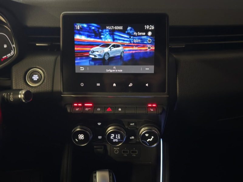 RENAULT CLIO 5 Intense Edition ONE 1.3 130ch - Sièges et volant chauffants - Beats - 87 000km