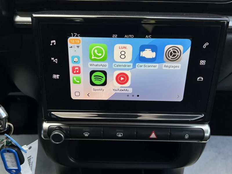 CITROEN C3 III PHASE 2 - 1.2 83 Cv APPLE CARPLAY & ANDROID ECRAN TACTILE CRIT AIR 1 GARANTIE AN