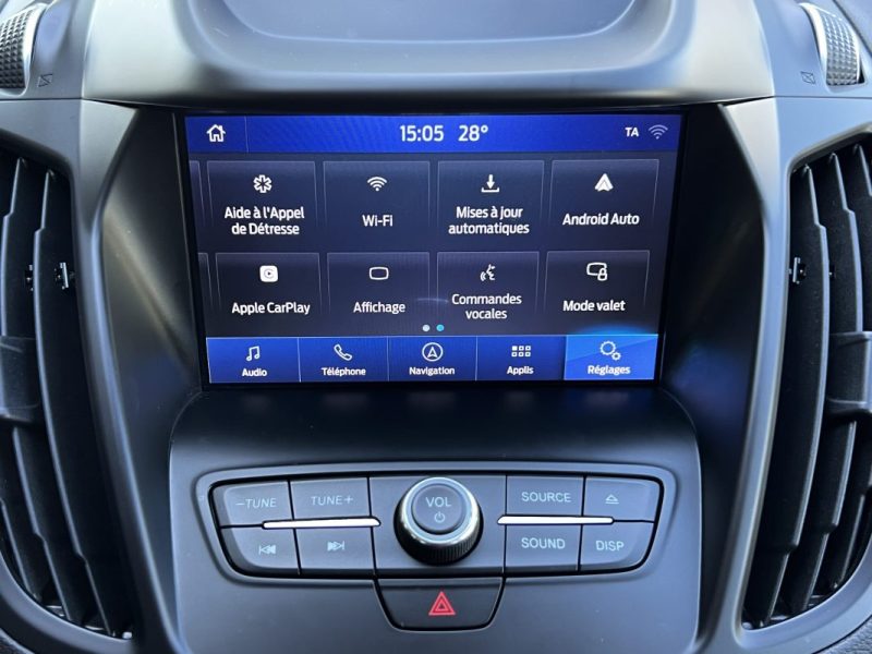 FORD KUGA II PHASE 2 1.5 ECOOBOOST 120 Cv 2WD APPLE CARPLAY & ANDROID CRIT AIR 1 - GARANTIE 1 AN