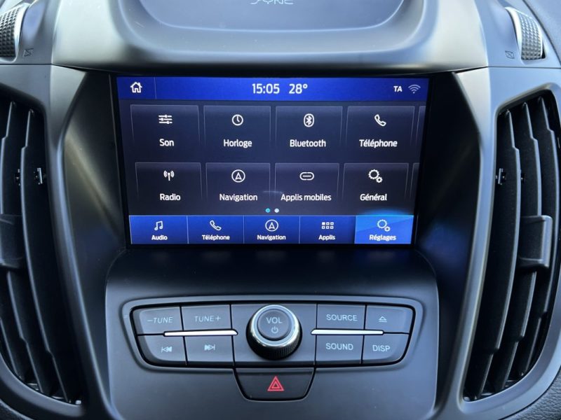 FORD KUGA II PHASE 2 1.5 ECOOBOOST 120 Cv 2WD APPLE CARPLAY & ANDROID CRIT AIR 1 - GARANTIE 1 AN