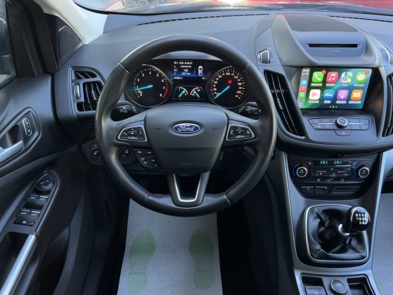 FORD KUGA II PHASE 2 1.5 ECOOBOOST 120 Cv 2WD APPLE CARPLAY & ANDROID CRIT AIR 1 - GARANTIE 1 AN
