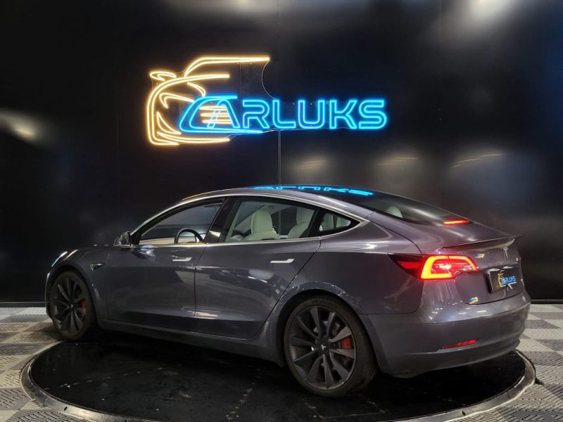 TESLA MODEL 3 PERFORMANCE AWD DUAL MOTOR 1er Main AUTOPILOT NIV 2