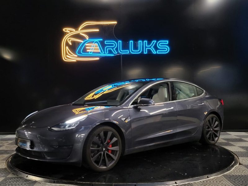 TESLA MODEL 3 PERFORMANCE AWD DUAL MOTOR 1er Main AUTOPILOT NIV 2