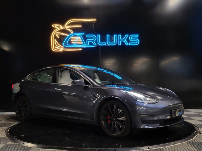 TESLA MODEL 3 PERFORMANCE AWD DUAL MOTOR 1er Main AUTOPILOT NIV 2