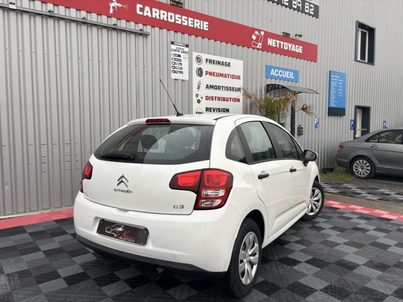 CITROEN C3 60CV 1.1L FAIBLE KILOMETRAGE GARANTIE 12 MOIS
