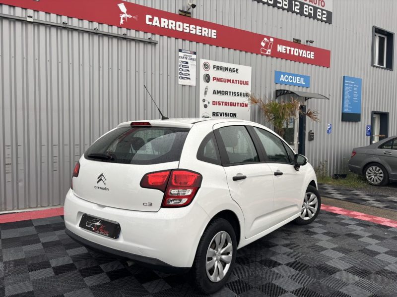 CITROEN C3 60CV 1.1L FAIBLE KILOMETRAGE GARANTIE 12 MOIS