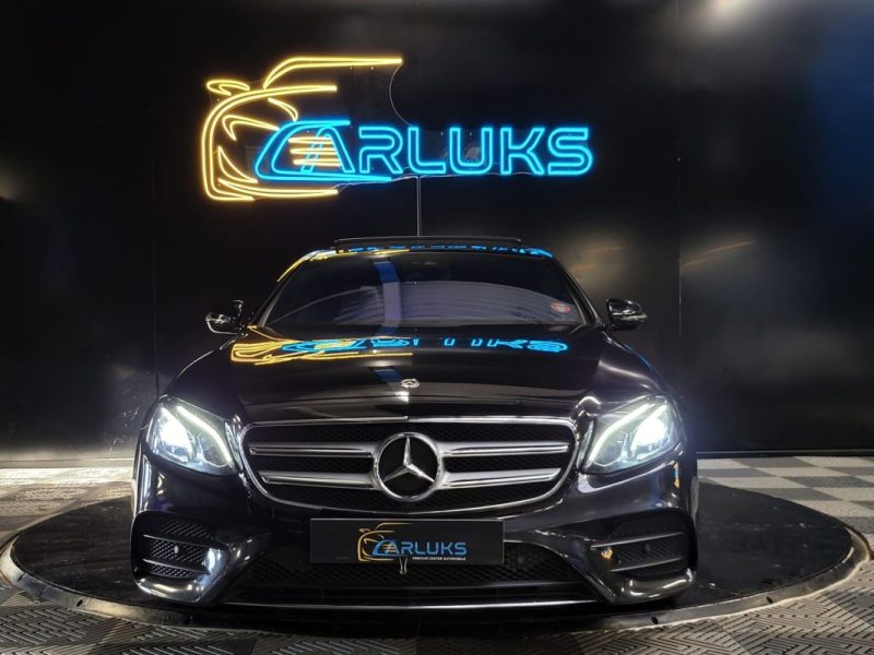 MERCEDES CLASSE E 220d 194ch AMG Line 9G-Tronic / SUIVI MERCEDES / T.O / ANGLE MORT / CUIR CHAUFANTS