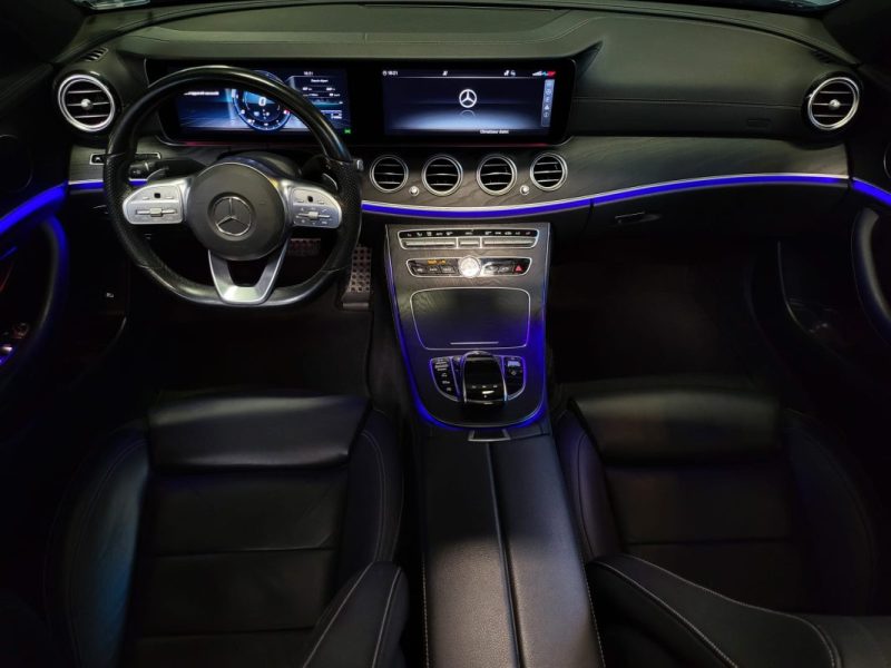 MERCEDES CLASSE E 220d 194ch AMG Line 9G-Tronic / SUIVI MERCEDES / T.O / ANGLE MORT / CUIR CHAUFANTS