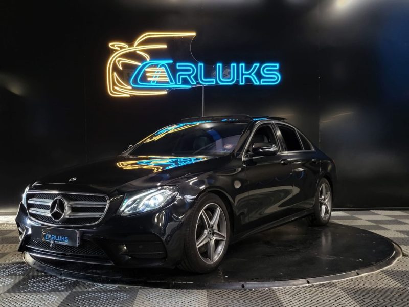MERCEDES CLASSE E 220d 194ch AMG Line 9G-Tronic / SUIVI MERCEDES / T.O / ANGLE MORT / CUIR CHAUFANTS