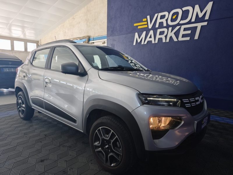 DACIA SPRING - 100% ELECTRIQUE - PREMIERE MAIN - ENTRETIEN COMPLET - GPS - CARPLAY - RADAR ARRIERE  