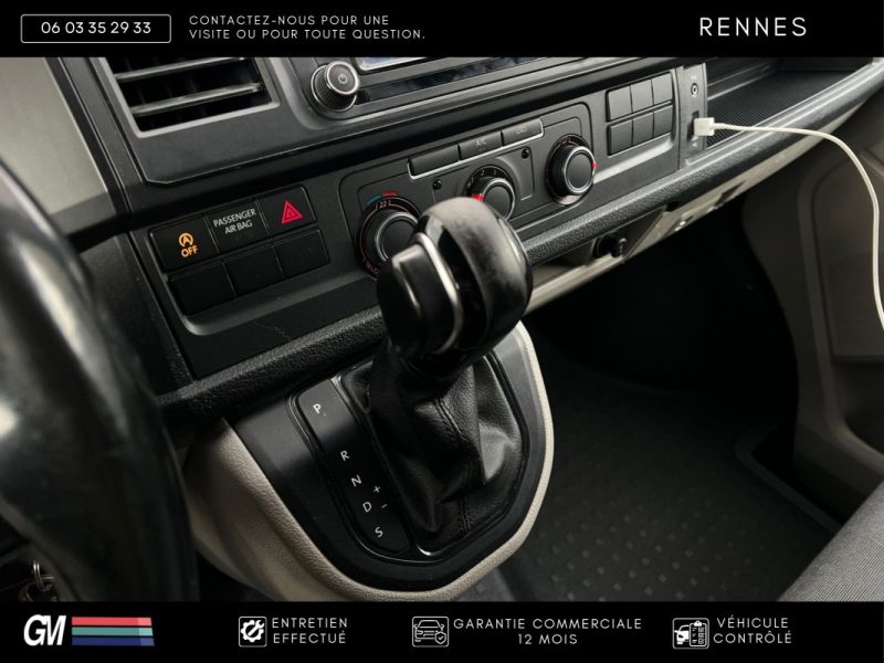 Volkswagen Transporter T6 2.0 TDI 150ch DSG7 / TVA récupérable / 1ère main / Apple CarPlay / Attelag
