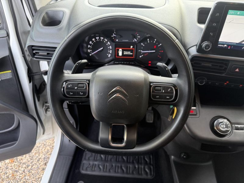 CITROEN BERLINGO 2019 M 1000kg BlueHDi 130 S&S EAT8 DRIVER CAR PLAY CAMERA