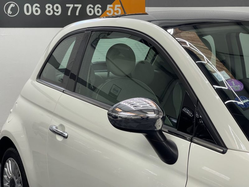 FIAT 500 SEULEMENT 45000KMS 0.9 8V TWINAIR 85ch S&S DUALOGIC LOUNGE BOITE AUTO GARANTIE 12 MOIS 