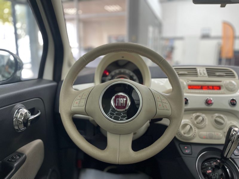 FIAT 500 SEULEMENT 45000KMS 0.9 8V TWINAIR 85ch S&S DUALOGIC LOUNGE BOITE AUTO GARANTIE 12 MOIS 