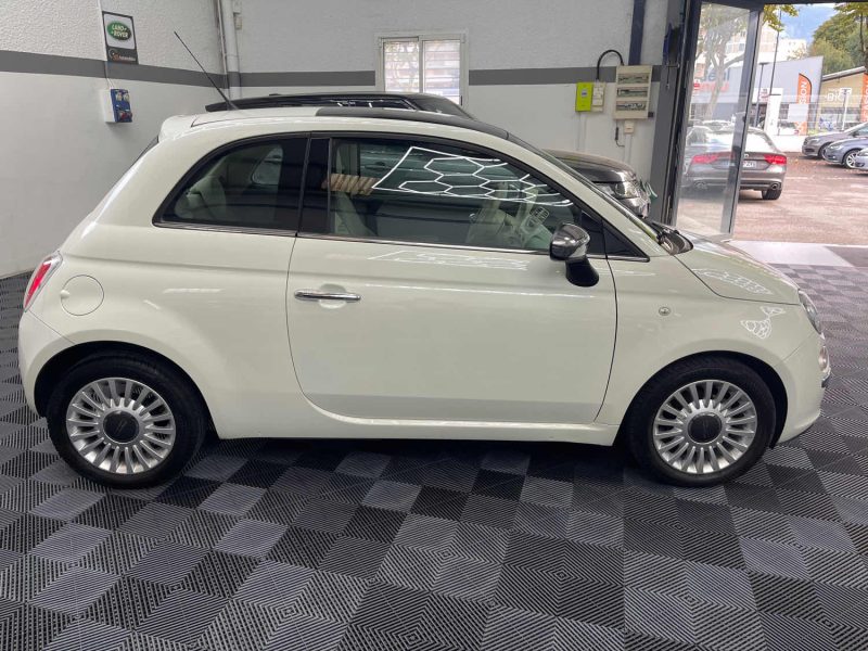 FIAT 500 SEULEMENT 45000KMS 0.9 8V TWINAIR 85ch S&S DUALOGIC LOUNGE BOITE AUTO GARANTIE 12 MOIS 