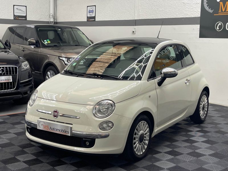 FIAT 500 SEULEMENT 45000KMS 0.9 8V TWINAIR 85ch S&S DUALOGIC LOUNGE BOITE AUTO GARANTIE 12 MOIS 