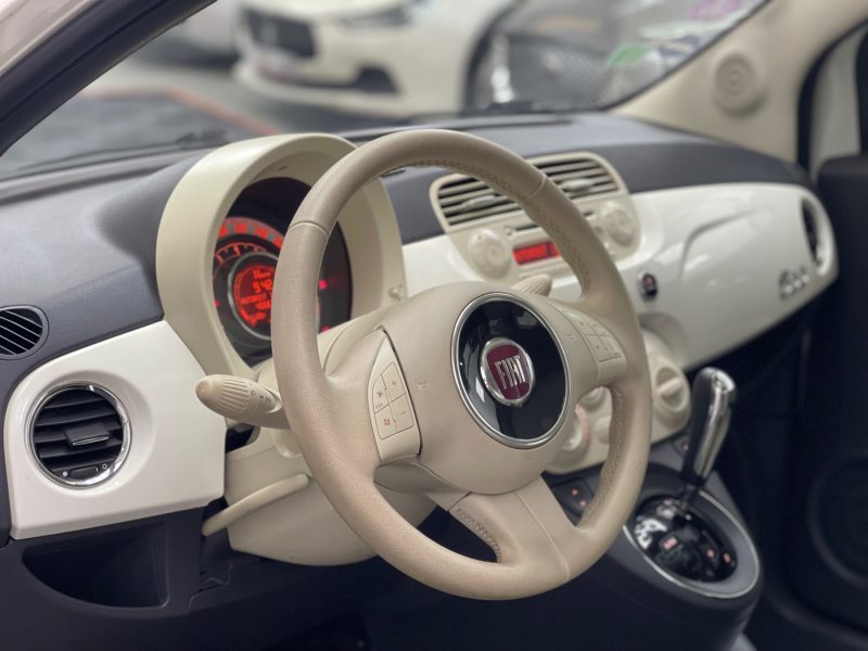 FIAT 500 SEULEMENT 45000KMS 0.9 8V TWINAIR 85ch S&S DUALOGIC LOUNGE BOITE AUTO GARANTIE 12 MOIS 