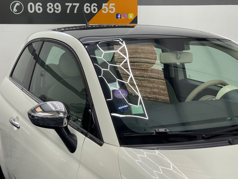 FIAT 500 SEULEMENT 45000KMS 0.9 8V TWINAIR 85ch S&S DUALOGIC LOUNGE BOITE AUTO GARANTIE 12 MOIS 