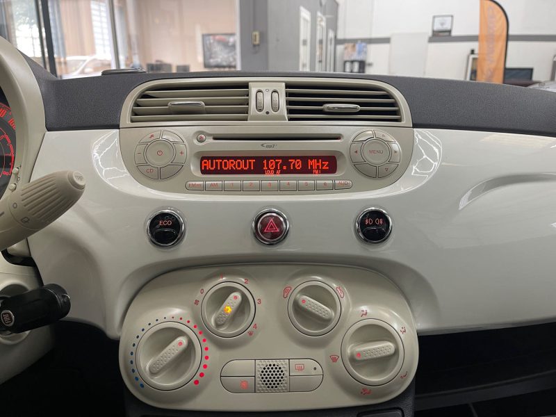 FIAT 500 SEULEMENT 45000KMS 0.9 8V TWINAIR 85ch S&S DUALOGIC LOUNGE BOITE AUTO GARANTIE 12 MOIS 