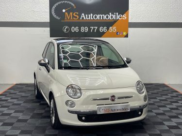 FIAT 500 SEULEMENT 45000KMS 0.9 8V TWINAIR 85ch S&S DUALOGIC LOUNGE BOITE AUTO GARANTIE 12 MOIS 