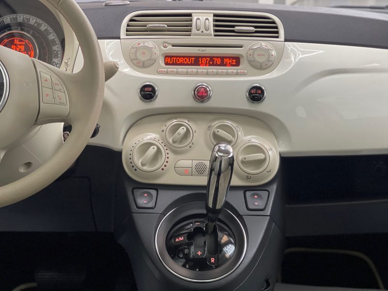 FIAT 500 SEULEMENT 45000KMS 0.9 8V TWINAIR 85ch S&S DUALOGIC LOUNGE BOITE AUTO GARANTIE 12 MOIS 