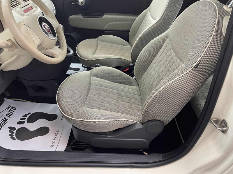 FIAT 500 SEULEMENT 45000KMS 0.9 8V TWINAIR 85ch S&S DUALOGIC LOUNGE BOITE AUTO GARANTIE 12 MOIS 