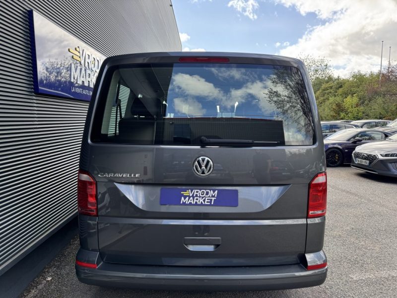 VOLKSWAGEN Caravelle 2.0 TDI Court DSG7 150 cv CARPLAY / SIÈGES CHAUFFANTS / CUIR / TOIT OUVRANT