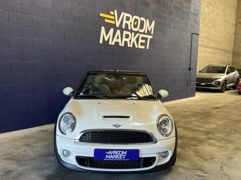 MINI Cooper S 1.6 184ch - CABRIOLET - CUIR - GPS - ENTRETIEN OK -  HARMAN  KARDON - 131 000KM