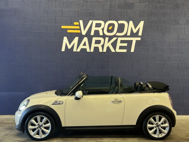 MINI Cooper S 1.6 184ch - CABRIOLET - CUIR - GPS - ENTRETIEN OK -  HARMAN  KARDON - 131 000KM