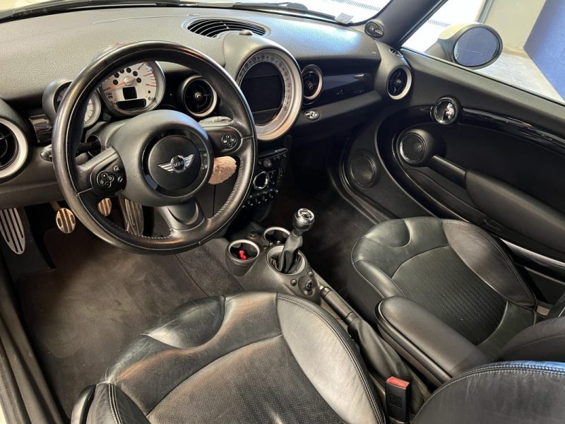 MINI Cooper S 1.6 184ch - CABRIOLET - CUIR - GPS - ENTRETIEN OK -  HARMAN  KARDON - 131 000KM