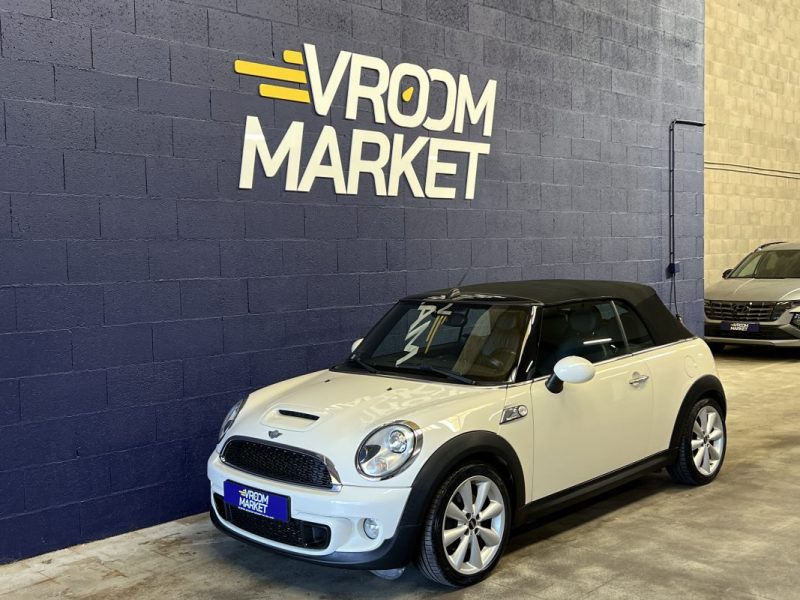 MINI Cooper S 1.6 184ch - CABRIOLET - CUIR - GPS - ENTRETIEN OK -  HARMAN  KARDON - 131 000KM