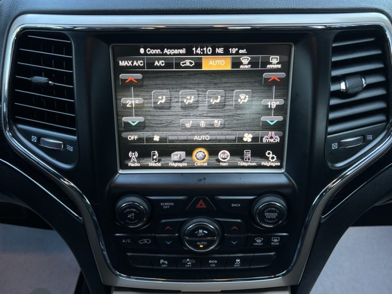 JEEP GRAND CHEROKEE IV PHASE 2 SUMMIT 3.6 V6 286 FLEXIFUEL ETHANOL / 1ERE MAIN - Garantie 1 an