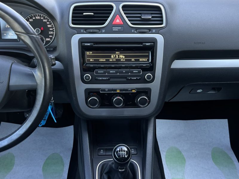 VOLKSWAGEN EOS PHASE 2 1.4 TSI 122 Cv ORIGINE FRANCE / 52 100 Kms CRIT AIR 1 - GARANTIE 1 AN