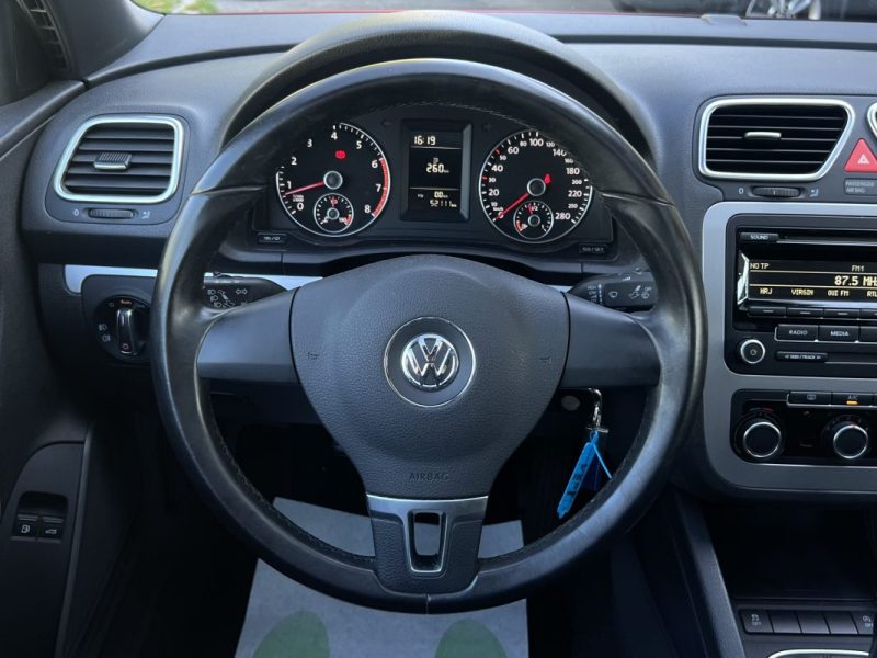 VOLKSWAGEN EOS PHASE 2 1.4 TSI 122 Cv ORIGINE FRANCE / 52 100 Kms CRIT AIR 1 - GARANTIE 1 AN