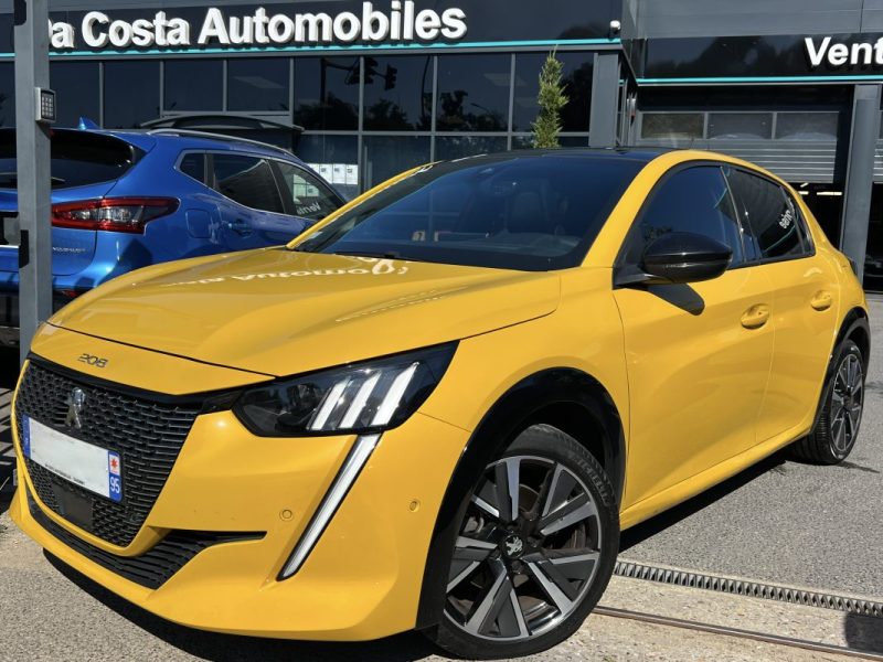 PEUGEOT 208 GT 1.2 130 Cv BVA8 TOIT PANORAMIQUE COMPTEUR 3D APPLE CARPLAY CRIT AIR 1 - GARANTIE 1 AN