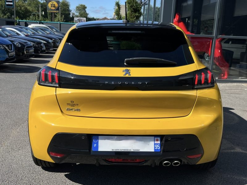 PEUGEOT 208 GT 1.2 130 Cv BVA8 TOIT PANORAMIQUE COMPTEUR 3D APPLE CARPLAY CRIT AIR 1 - GARANTIE 1 AN