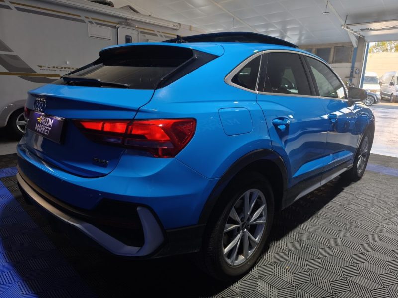 AUDI AUDI Q3 SPORTBACK 40 TDI 200 Cv S-LINE - ENTRETIEN A JOUR - CUIR / ALCANTARA - CAMERA DE RECUL 360 - TOIT OUVRANT PANORAMIQUE  2022