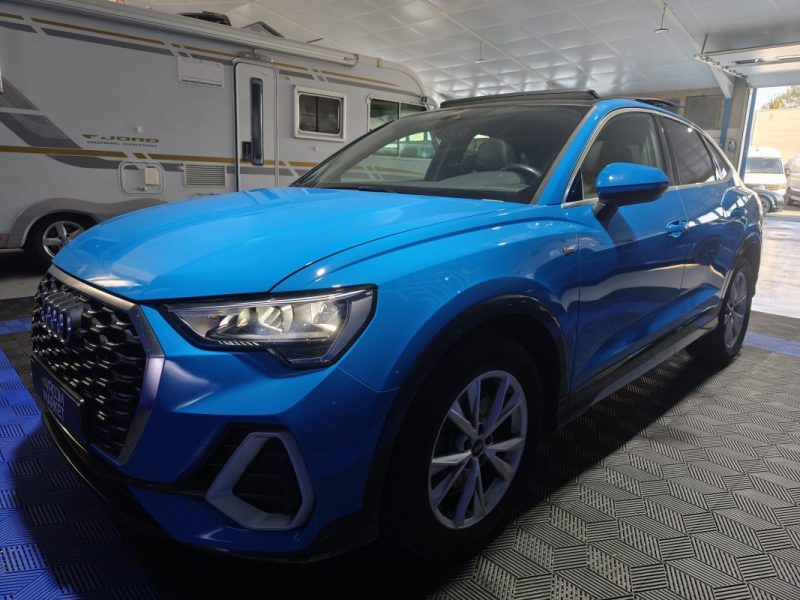 AUDI AUDI Q3 SPORTBACK 40 TDI 200 Cv S-LINE - ENTRETIEN A JOUR - CUIR / ALCANTARA - CAMERA DE RECUL 360 - TOIT OUVRANT PANORAMIQUE  2022