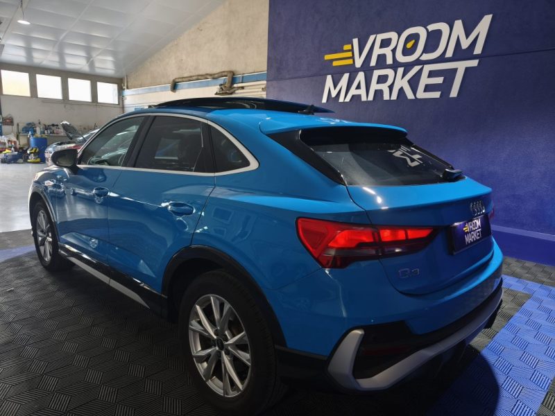 AUDI AUDI Q3 SPORTBACK 40 TDI 200 Cv S-LINE - ENTRETIEN A JOUR - CUIR / ALCANTARA - CAMERA DE RECUL 360 - TOIT OUVRANT PANORAMIQUE  2022